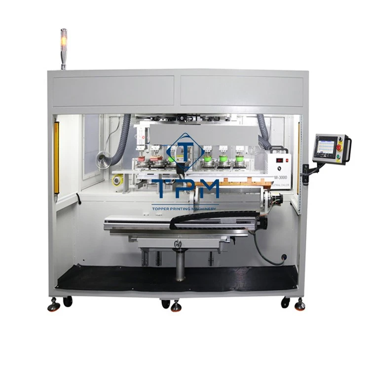 6 Color Pad Printing Machine On Washing Panel factory